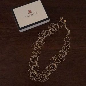 1 Talbot’s gold tone necklace.